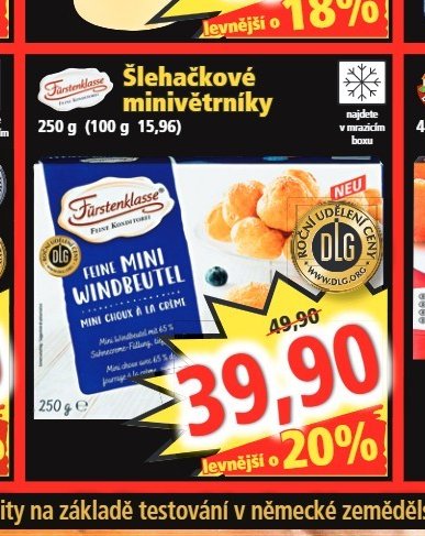 Furstenklaße Šlehačkové minivětrníky