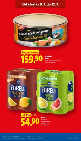 aktuální leták Lidl 9.7.2026-12.7.2026