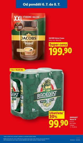 aktuální leták Lidl 6.7.2026-8.7.2026
