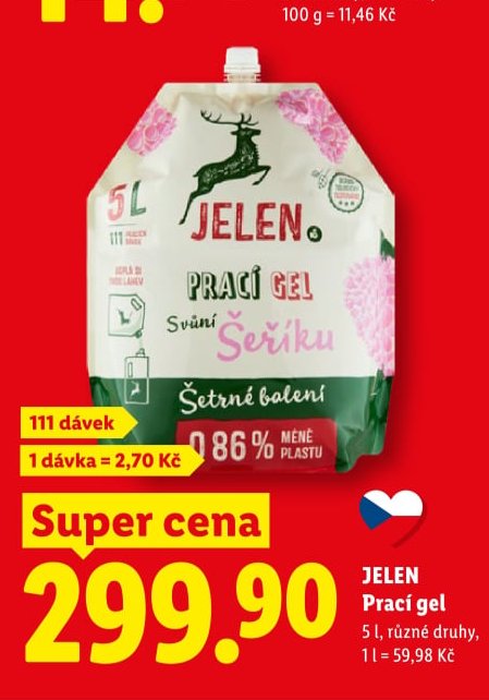 JELEN Prací gel