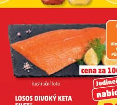 Losos divoký keta filet