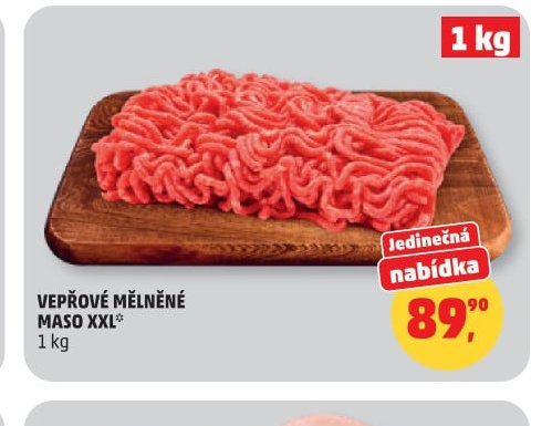 VEPŘOVÉ MĚLNĚNÉ MASO XXL
