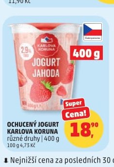 OCHUCENÝ JOGURT KARLOVA KORUNA