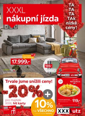 aktuální leták XXXLutz 6.7.2026-19.7.2026