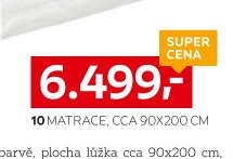 MATRACE, CCA 90X200 CM