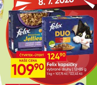 Felix kapsičky vybrané druhy 12x85 g