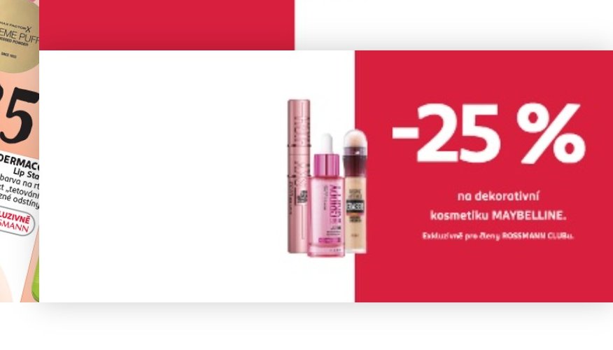 MAYBELLINE dekorativní kosmetika