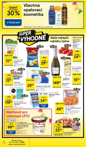 aktuální leták Tesco 8.7.2026-14.7.2026