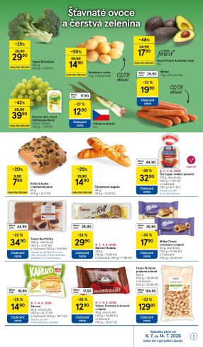aktuální leták Tesco 8.7.2026-14.7.2026