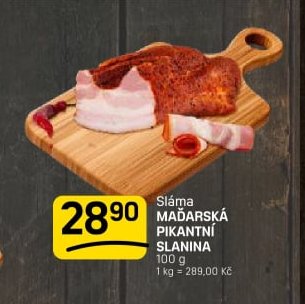 Sláma maďarská pikantní slanina