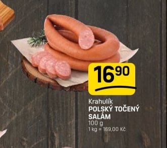 Krahulík polský točený salám