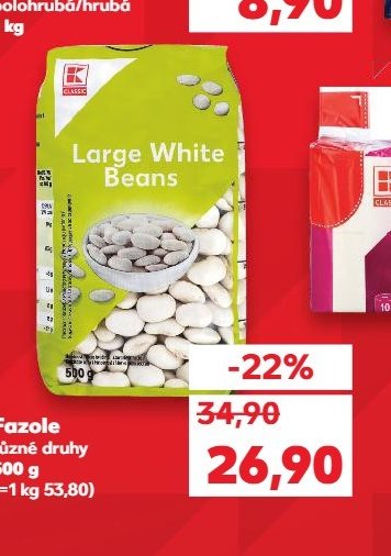 Fazole různé druhy