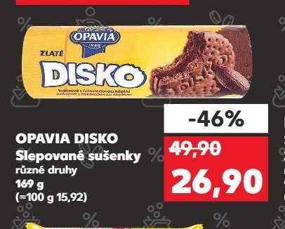 OPAVIA DISKO Slepované sušenky