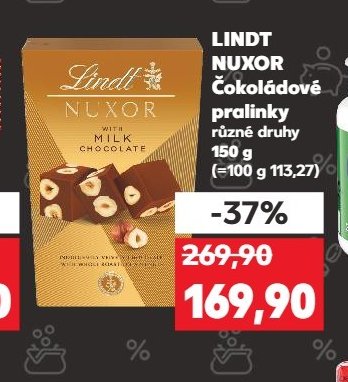 LINDT NUXOR Čokoládové pralinky