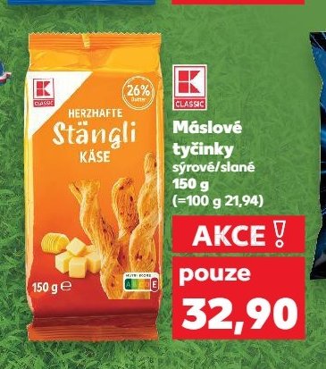 Máslové tyčinky sýrové/slané