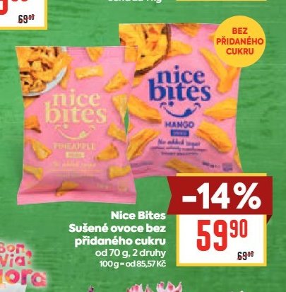 Nice Bites Sušené ovoce bez přidaného cukru
