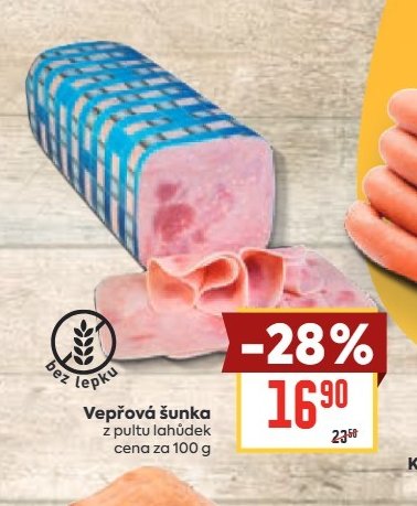 Vepřová šunka z pultu lahůdek