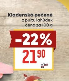 Kladenská pečeně z pultu lahůdek
