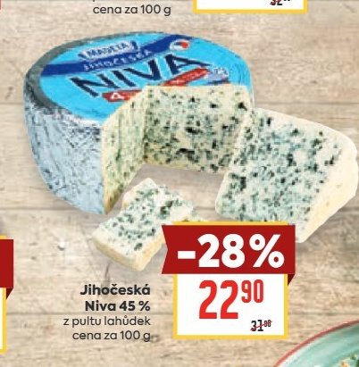 Jihočeská Niva 45 % z pultu lahůdek