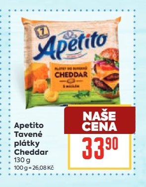 Apetito Tavené plátky Cheddar