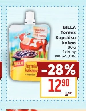 BILLA Termix Kapsička kakao