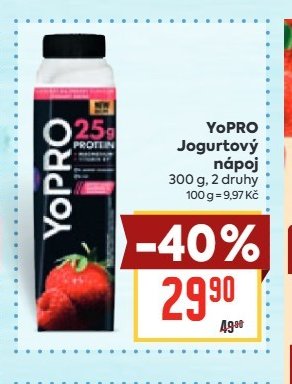 YoPRO Jogurtový nápoj