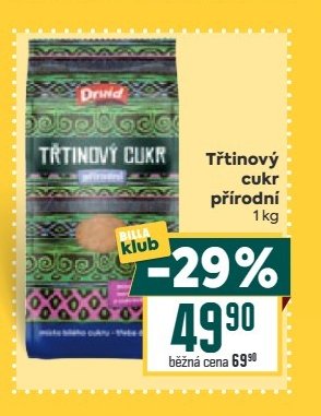 Třtinový cukr přírodní 1 kg