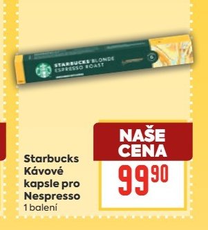 Starbucks Kávové kapsle pro Nespresso