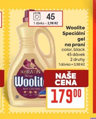 Woolite Speciální gel na praní 45 dávek