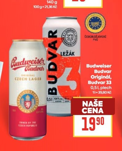 Budweiser Budvar Originál