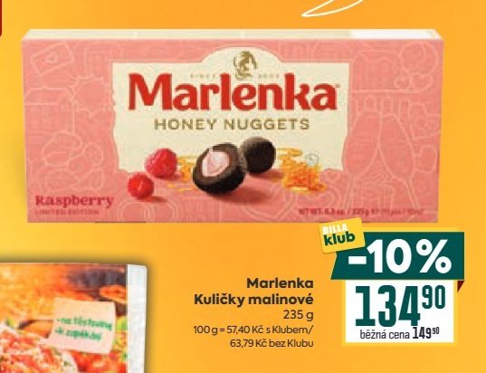 Marlenka Kuličky malinové