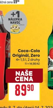 Coca-Cola Original, Zero