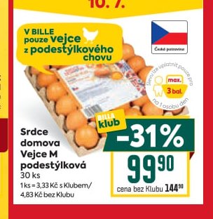 Srdce domova Vejce M podestýlková