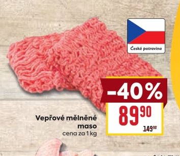 Vepřové mělněné maso