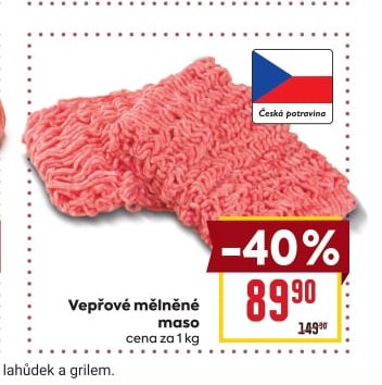Vepřové mělněné maso