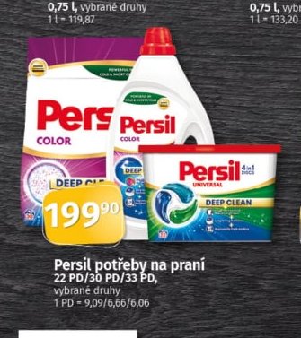 Persil potřeby na praní