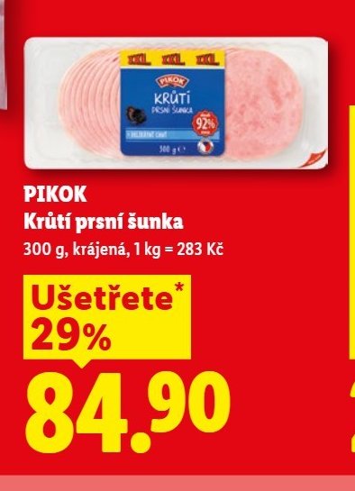 PIKOK Krůtí prsní šunka