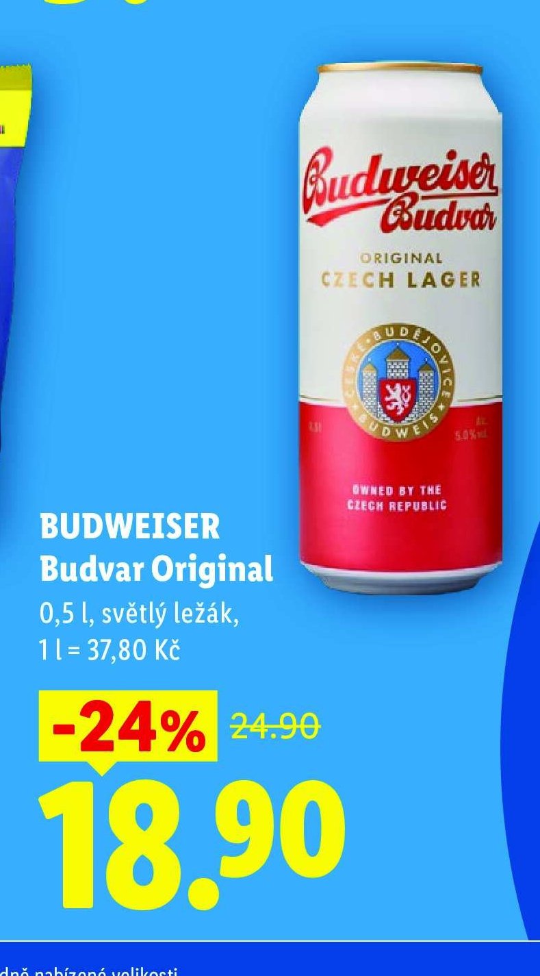 BUDWEISER Budvar Original