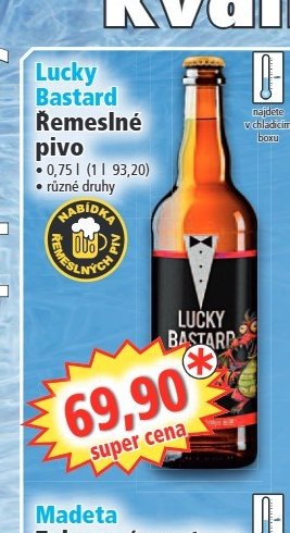 Lucky Bastard Řemeslné pivo
