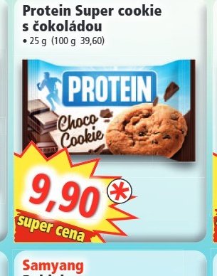 Protein Super cookie s čokoládou