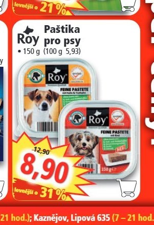 Paštika Roy pro psy