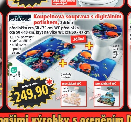 Koupelnová souprava s digitálním potiskem