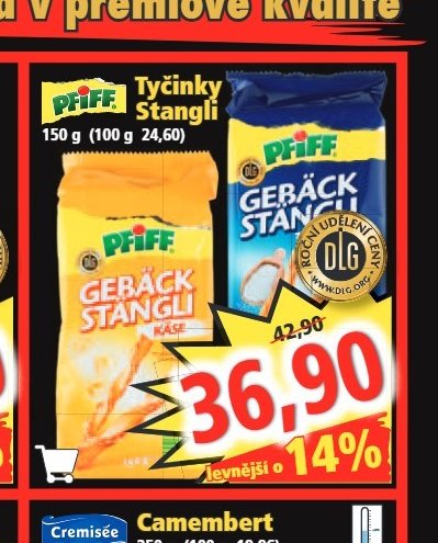 PFIFF Tyčinky Stangli