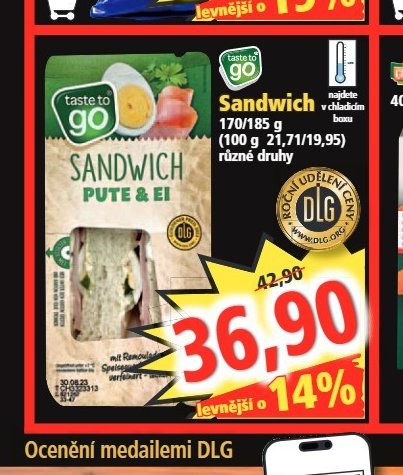 TASTE TO GO Sandwich