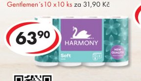 Harmony toaletní papír Soft 3vrstvý