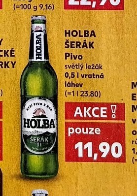 HOLBA ŠERÁK Pivo