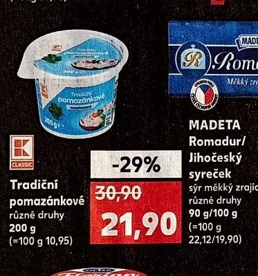 Tradiční pomazánkové