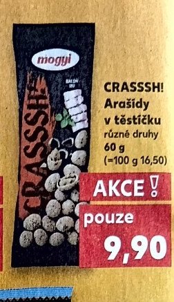 Crasssh! Arašídy v těstíčku