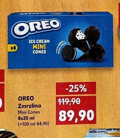 OREO Zmrzlina Mini Cones