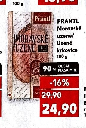 Prantl Moravské uzené / Uzená krkovice